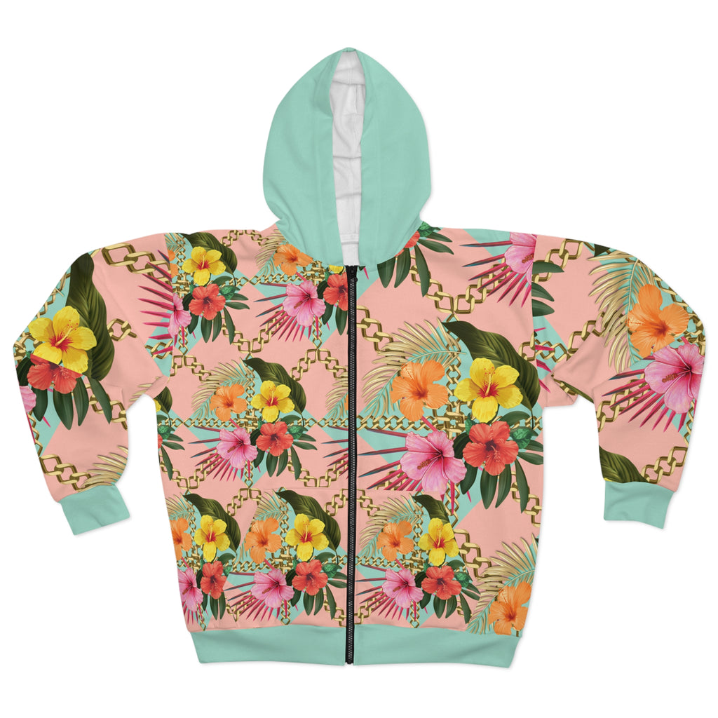 tropical cold weather plants hoodie